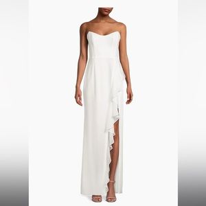 Katie Mays XS baby cakes chiffon gown new